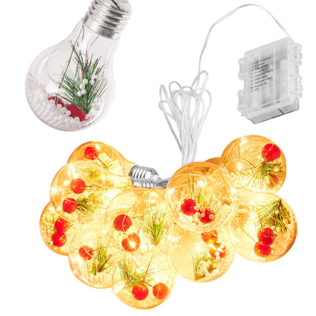 LED girlianda 3m 50LED šiltas