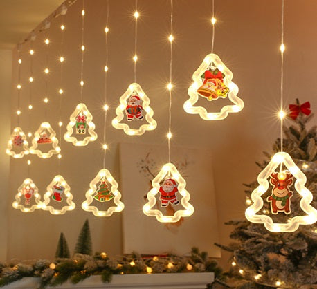 LED Kalėdų eglutės girlianda 3 m 10 USB lempučių