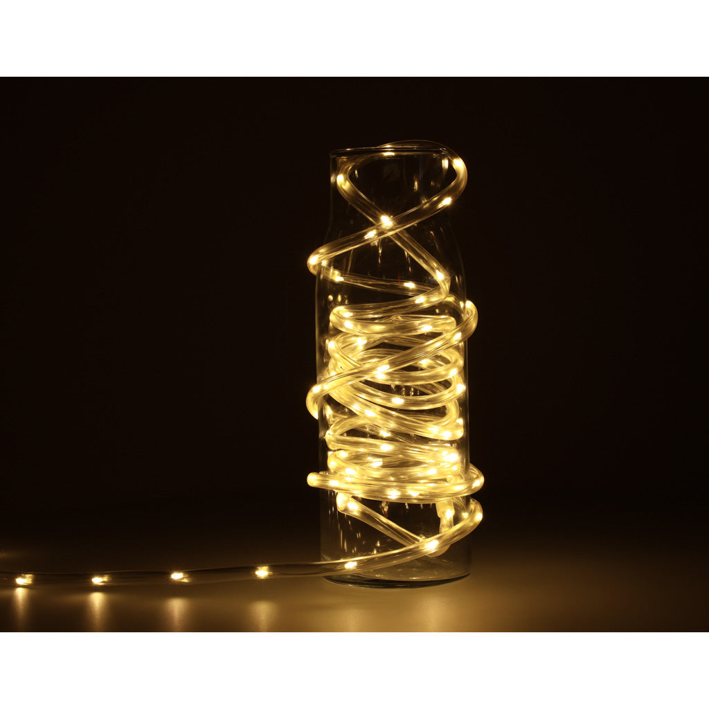 LED girlianda 10m 100LED šiltai balta