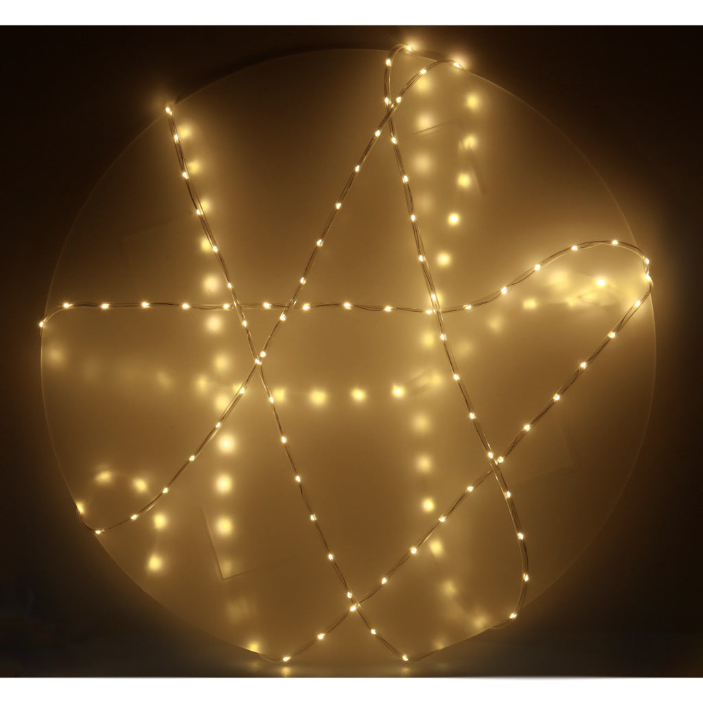 LED girlianda 10m 100LED šiltai balta