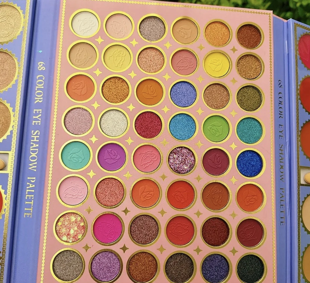 Mega didelis kosmetikos rinkinys vaikams – 68 spalvos