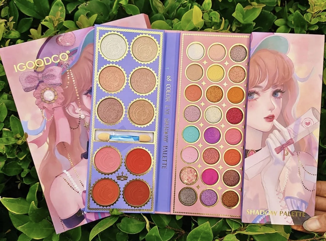 Mega didelis kosmetikos rinkinys vaikams – 68 spalvos