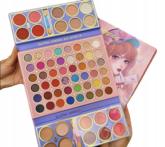 Mega didelis kosmetikos rinkinys vaikams, 68 spalvos – pagrindinis vaizdas