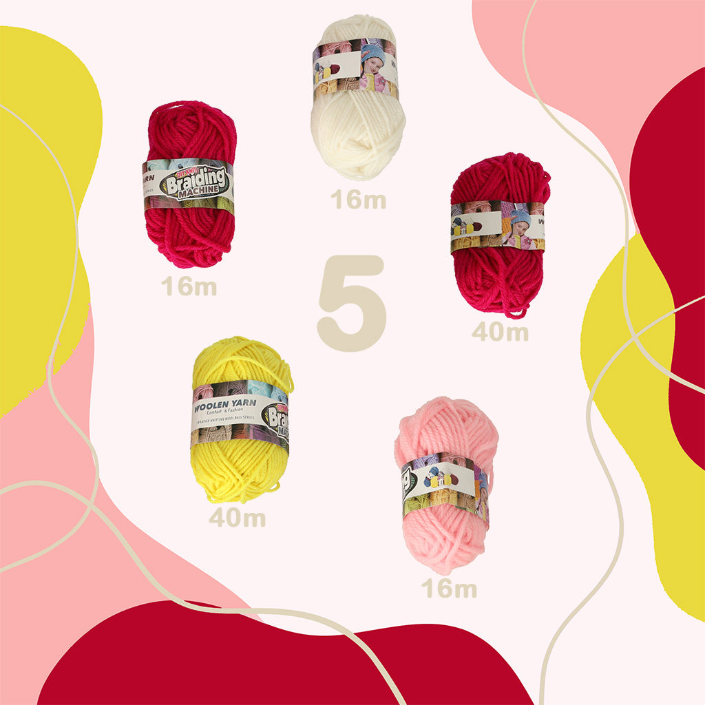 Audimo mašinos siūlų rinkinys + priedai – vaizdas 10