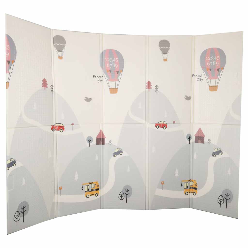 Dvipusis sulankstomas putplasčio kilimėlis 150x200cm gatvė