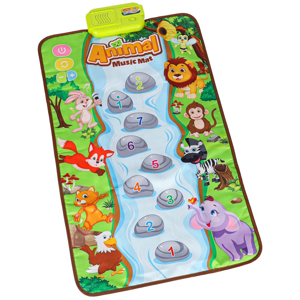 Interaktyvus muzikinis edukacinis kilimėlis vaikams su gyvūnų garsais