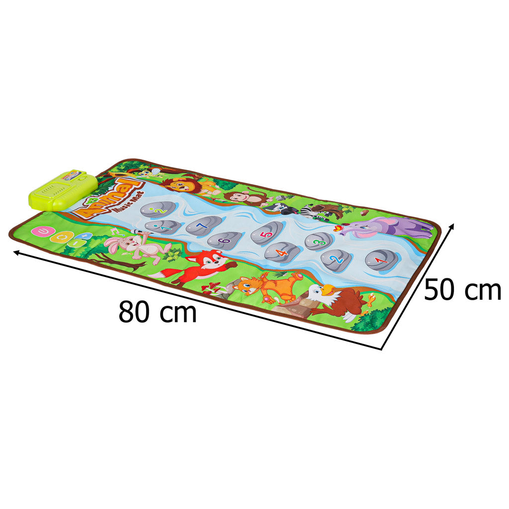 Interaktyvus muzikinis edukacinis kilimėlis vaikams su gyvūnų garsais