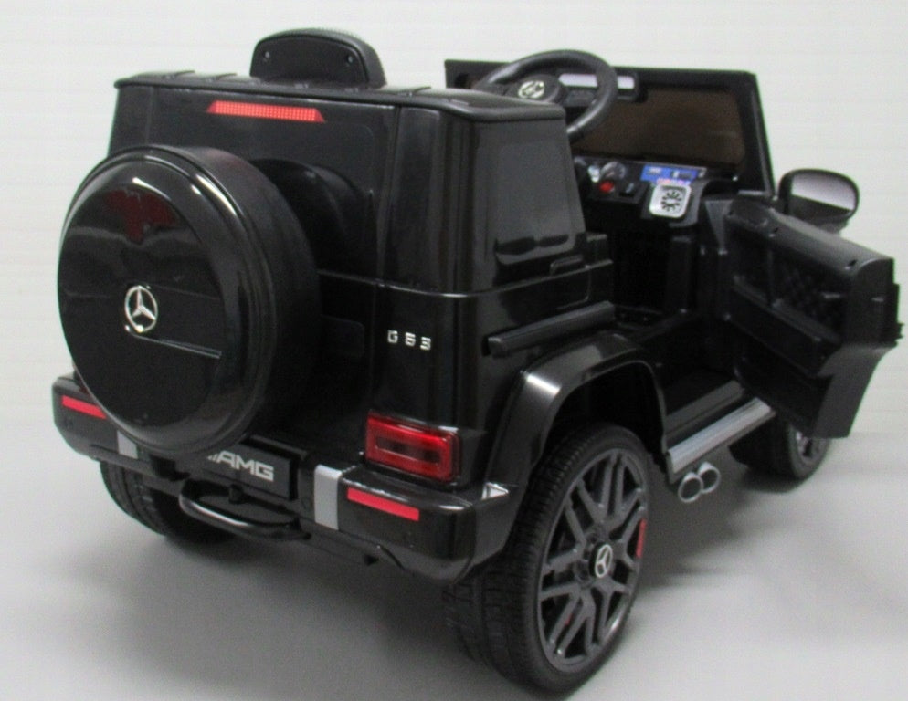 Mercedes G63 B EVA Akumuliatorinis Automobilis su Nuotoliniu Valdymu, 69 cm pločio – vaizdas 8
