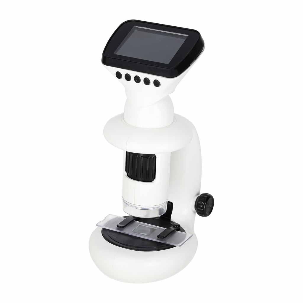 Skaitmeninis elektroninis mikroskopas su WiFi, USB, LCD ekranu, 200x-1000x didinimu ir priedais
