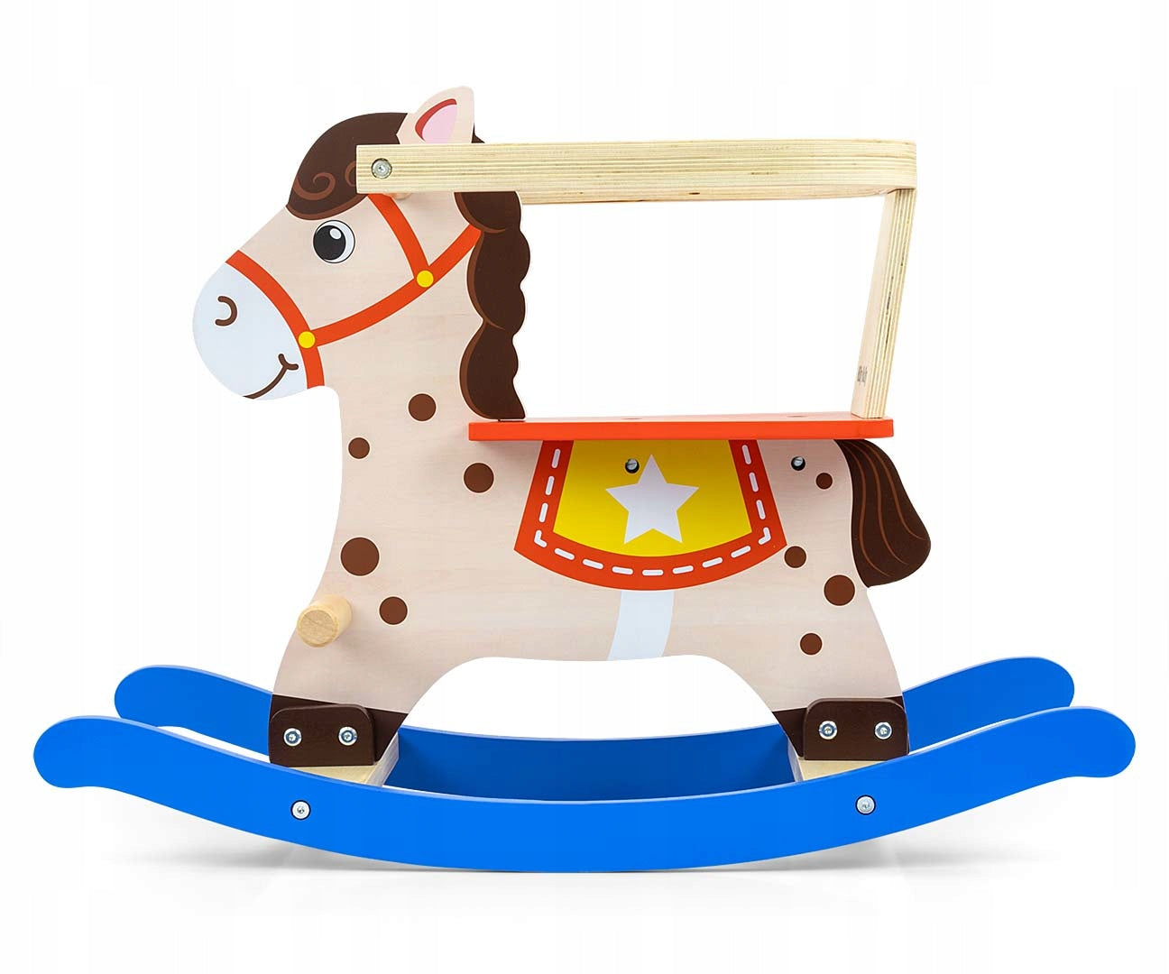 Milly Mally „Lucky 12“ supamasis arkliukas, mėlynas/raudonas – vaizdas 2