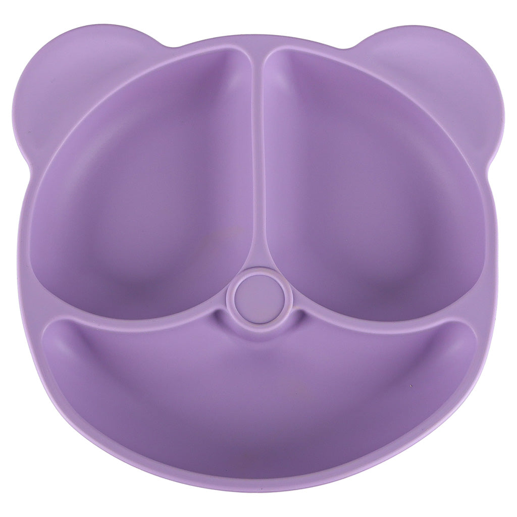 Silikoninių indų rinkinys vaikams, 8 dalių, violetinis