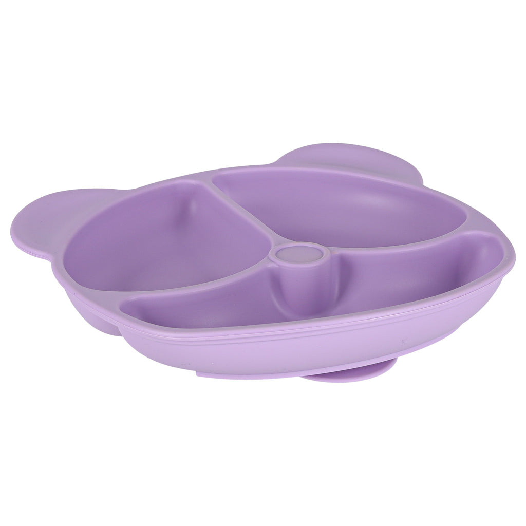 Silikoninių indų rinkinys vaikams, 8 dalių, violetinis
