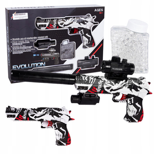 Gelinis blasteris - elektrinis žaislinis šautuvas su lazeriniu taikikliu - pagrindinis vaizdas