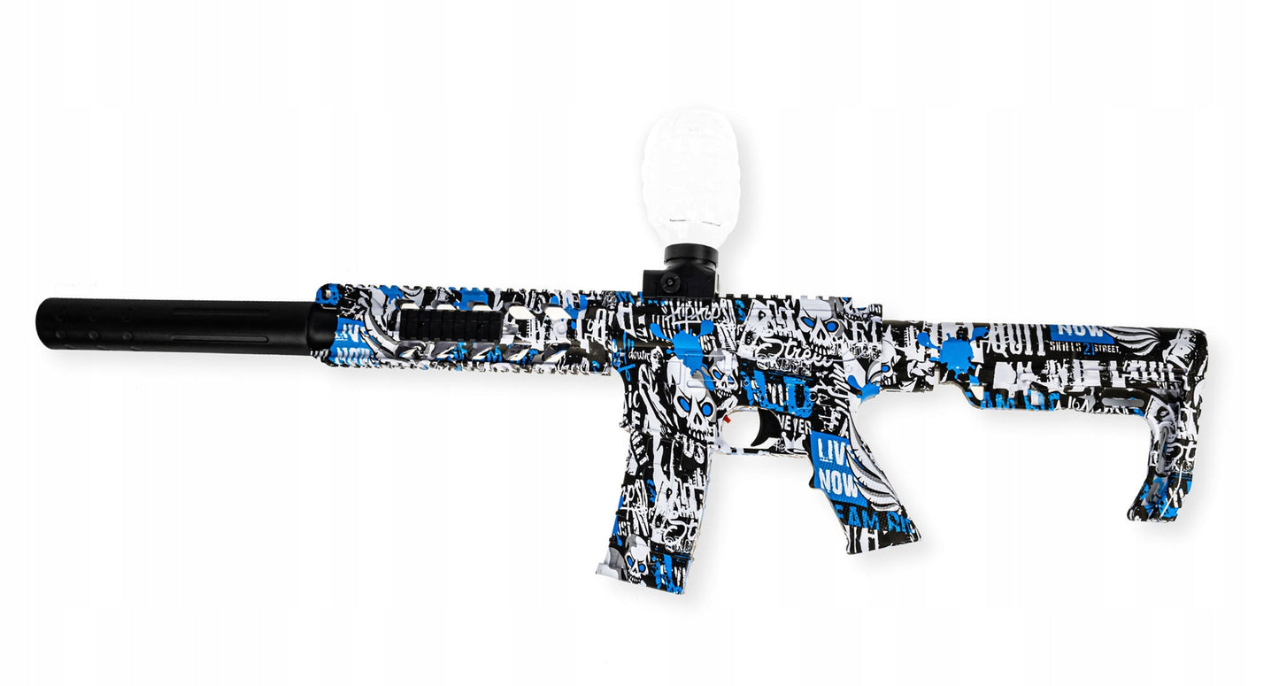 Didelis automatinis pistoletas su gelinėmis kulkomis - vaizdas 3