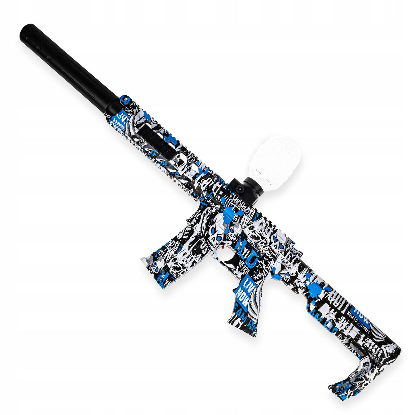 Didelis automatinis pistoletas su gelinėmis kulkomis - pagrindinis vaizdas