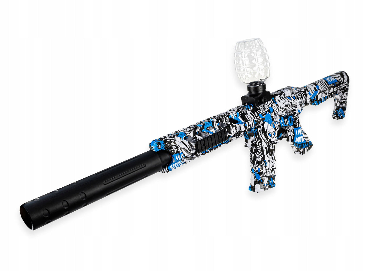 Didelis automatinis pistoletas su gelinėmis kulkomis - vaizdas 10