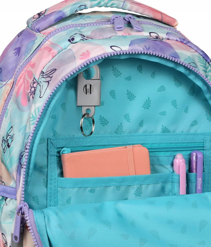 Mokyklinė kuprinė Lilo & STITCH, pastelinės spalvos – vaizdas 3