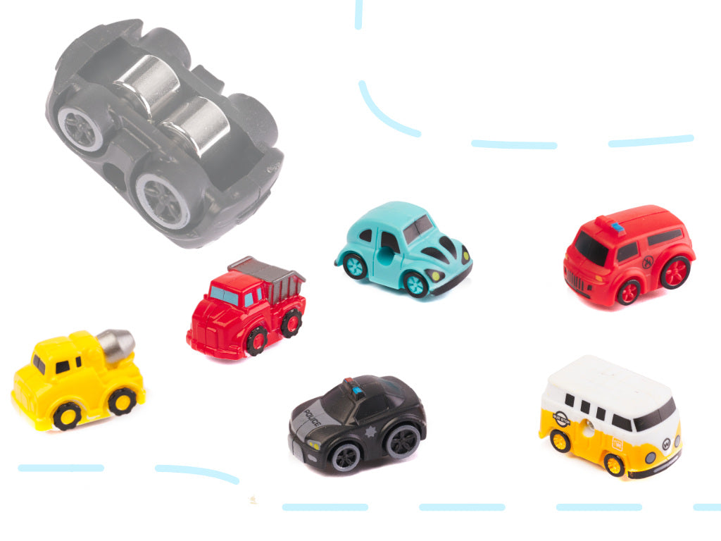 Žaislinis parkingas su elekt liftu ir 6 automobiliais – vaizdas 4