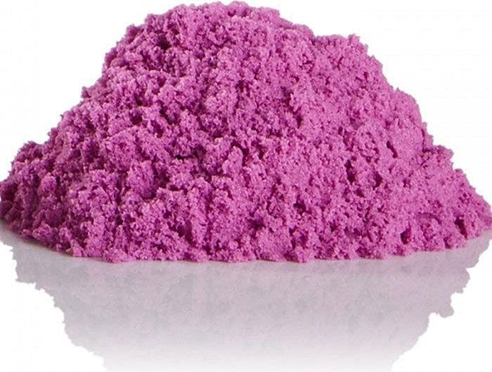Kinetinis smėlis 1 kg maišelyje, violetinės spalvos