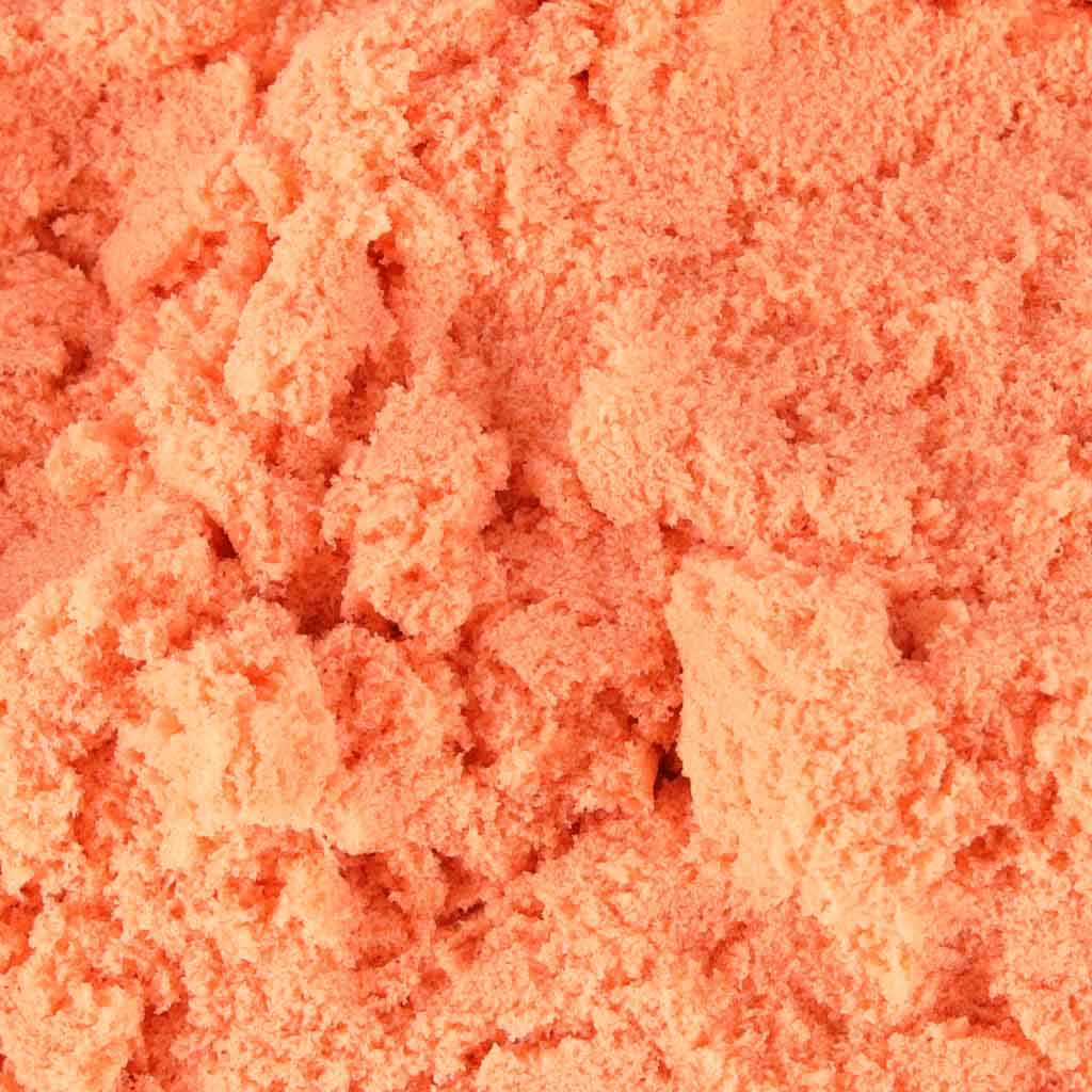 Kinetinis smėlis 1 kg maišelyje oranžinis - vaizdas 3