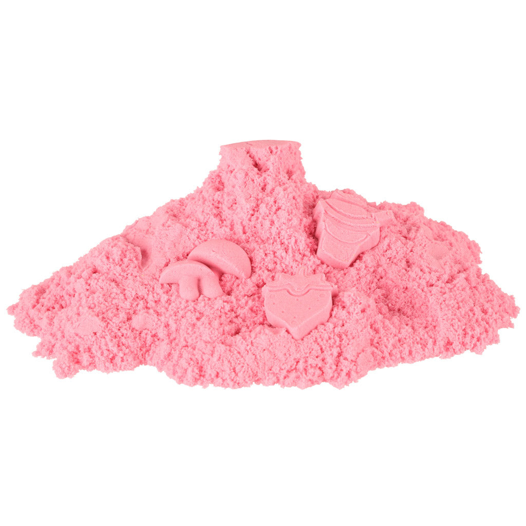 Kinetinis smėlis 1 kg maišelyje rožinės spalvos – vaizdas 2