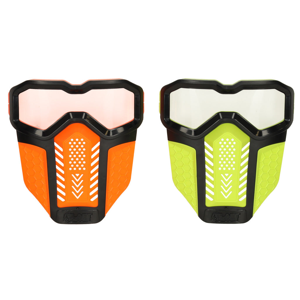 Pistoletų su putų kulkomis rinkinys (2 vnt.) ir apsauginės kaukės