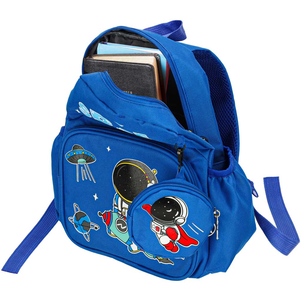 Vaikiška kuprinė darželinukui Astronautas 30x22x11 cm