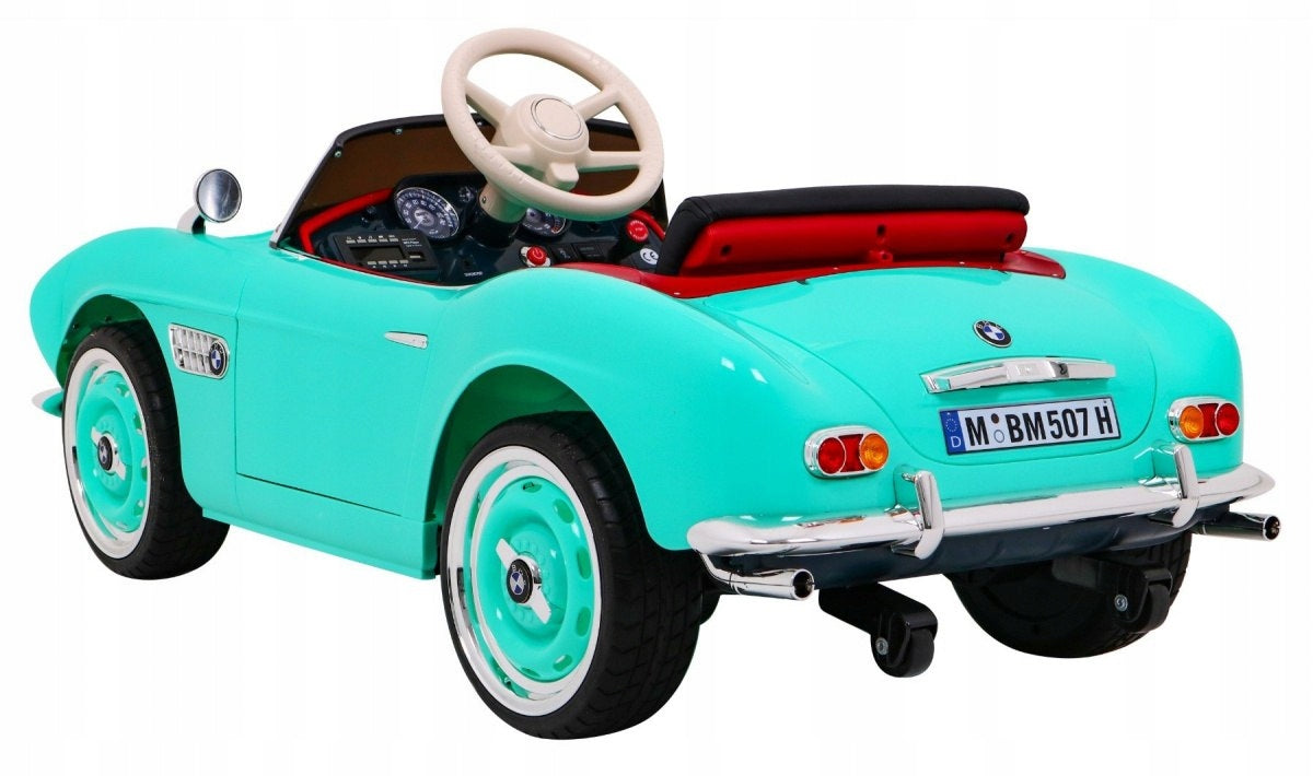 BMW 507 Retro Vaikiškas Automobilis Žalias
