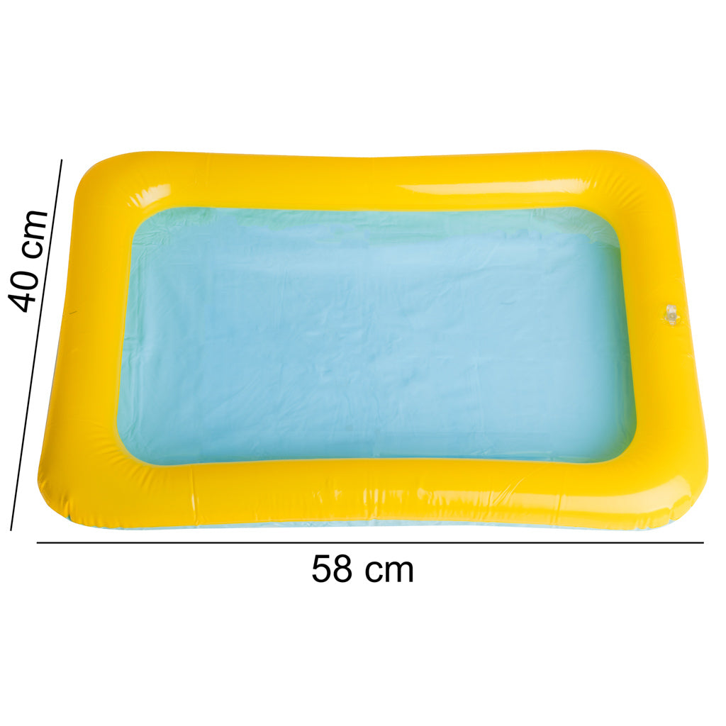 Pripučiama smėlio dėžė smėliui, įvairių spalvų, 56 cm x 40 cm – vaizdas 8