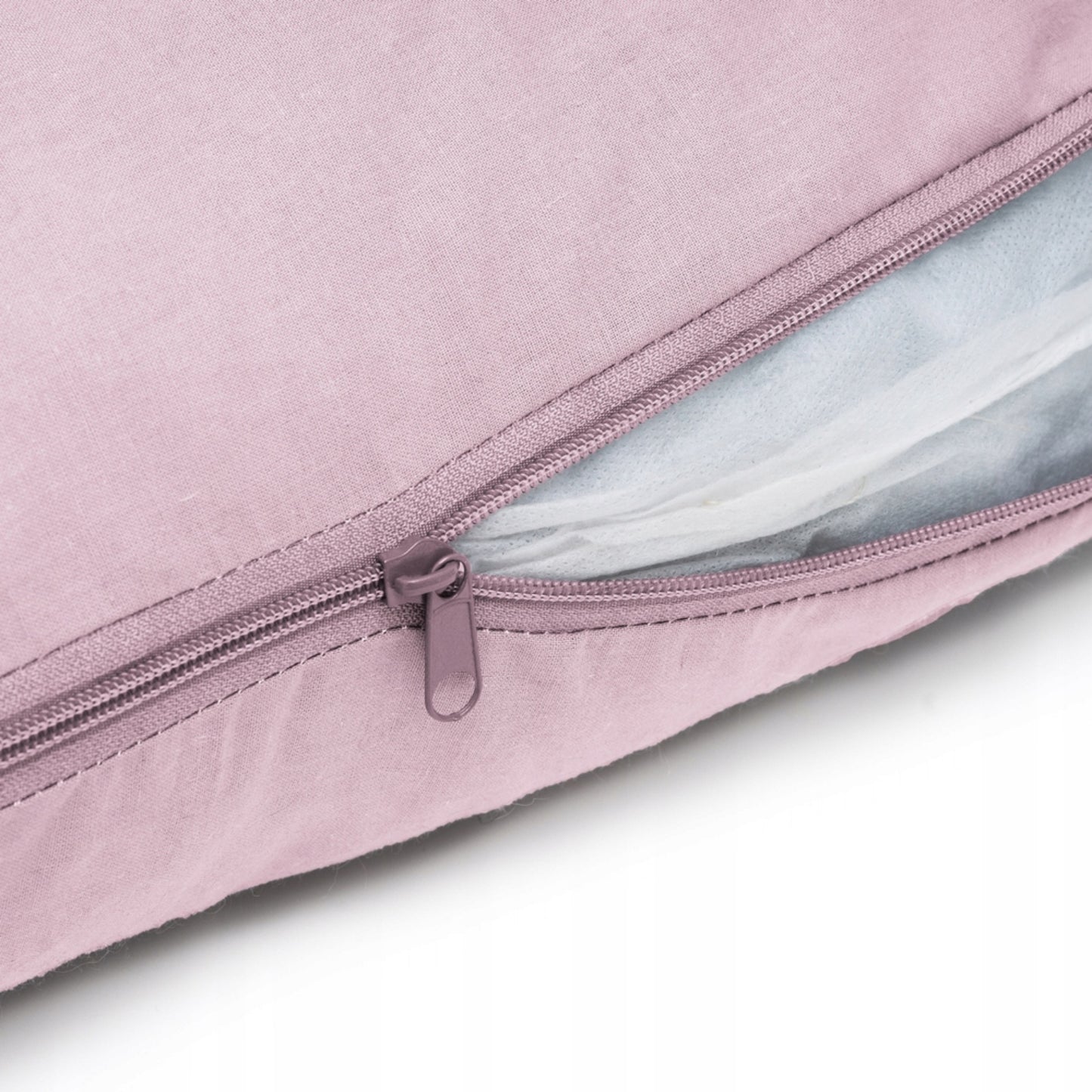 Rogal rožinė nėštumo pagalvė, U formos, spalva – vaizdas 4