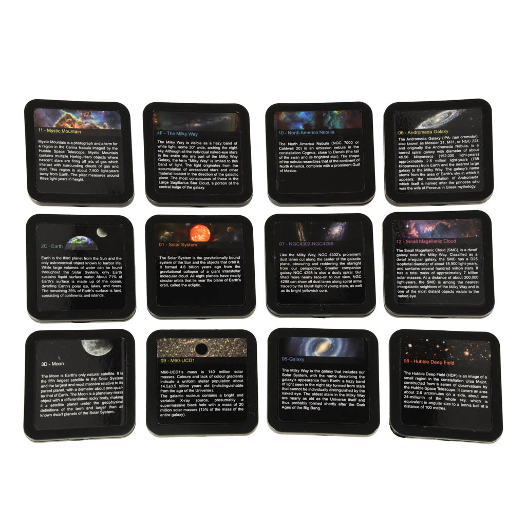 Žvaigždžių projektorius USB LED su 12 diskų rinkiniu vaikams