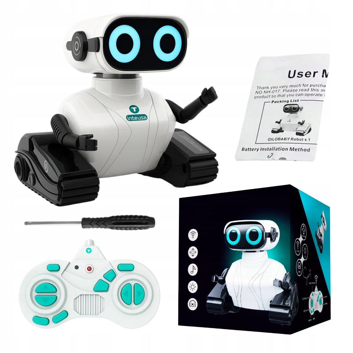 Robotas, jo pakuotė ir valdymo pultas – vaizdas 7