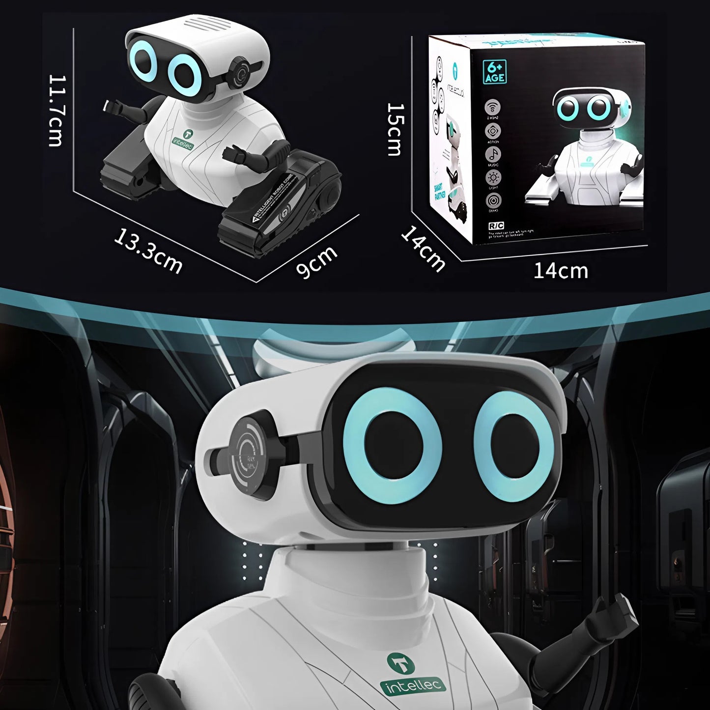 Nuotoliniu būdu valdomas robotas, šoninis rakursas – vaizdas 3