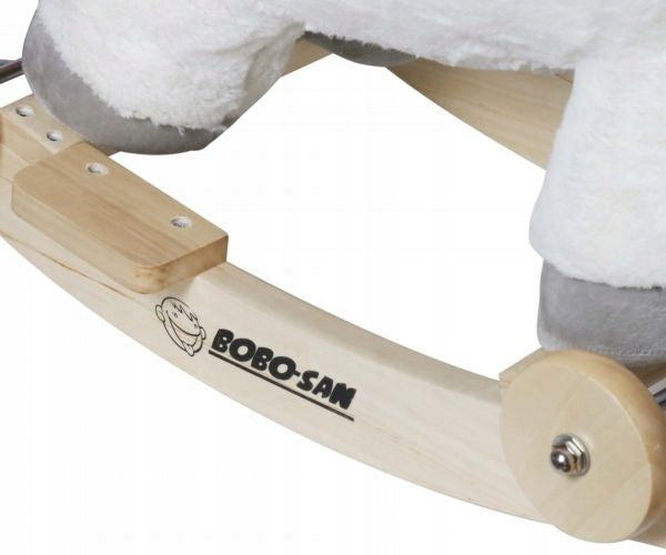 Supamasis arkliukas 2in1, vienaragis, pagamintas iš medžio, metalo ir audinio – vaizdas 4