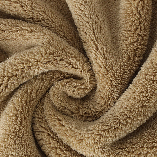 Vaikiškas rankšluostis su meškiuku darželiui, rudas, 42x25 cm