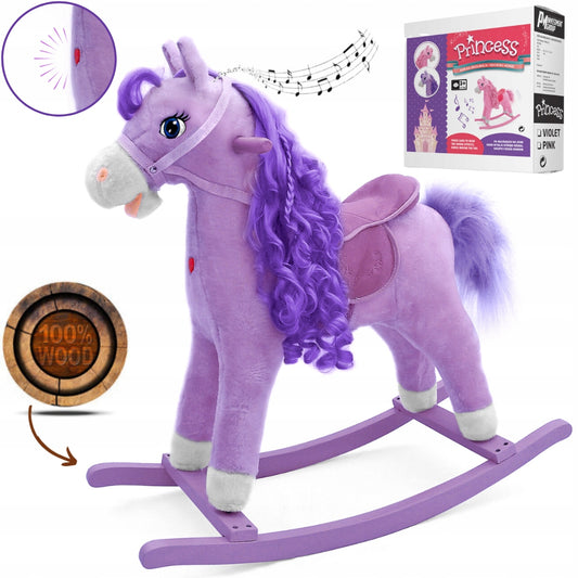 Interaktyvus supamasis arkliukas Princess, violetinis, Milly Mally – pagrindinis vaizdas