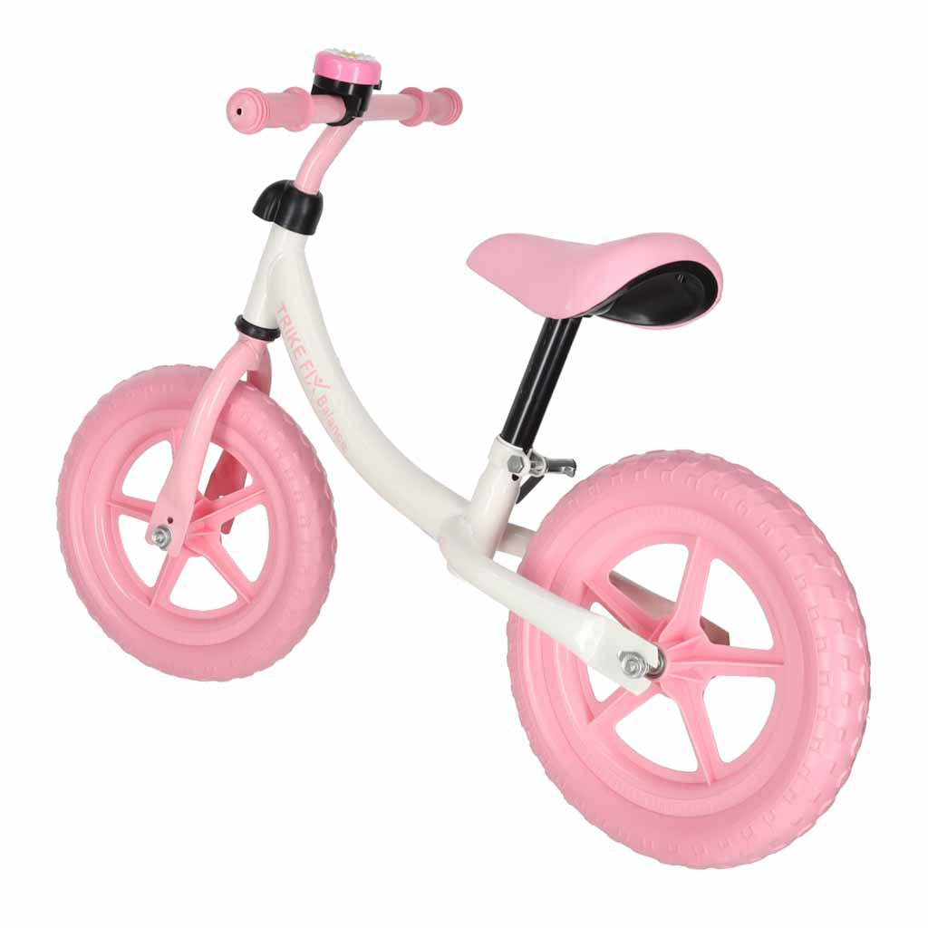Balansinis dviratukis Trike Fix Balance su skambučiu, rožinis, nuo 2 m.