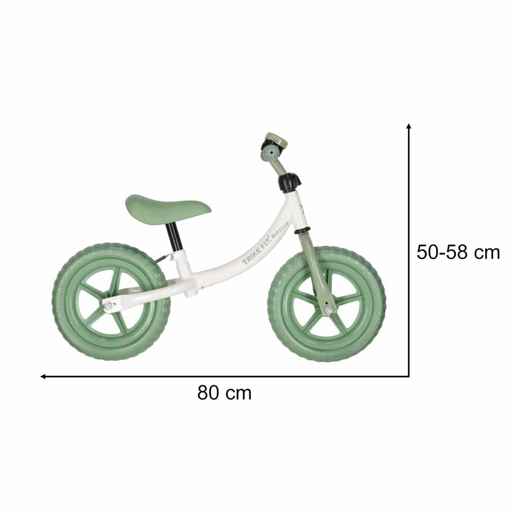 Balansinis dviratukis Trike Fix Balance su skambučiu, žalias, nuo 2 m.