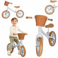 Balansinis dviratukis Trike Fix Balance su krepšeliu, rudas, nuo 2 m.