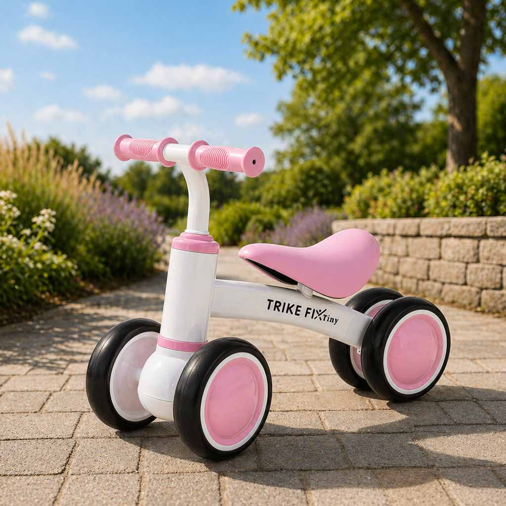 Balansinis dviratukas Trike Fix Tiny V2, rožinis, nuo 18 mėnesių