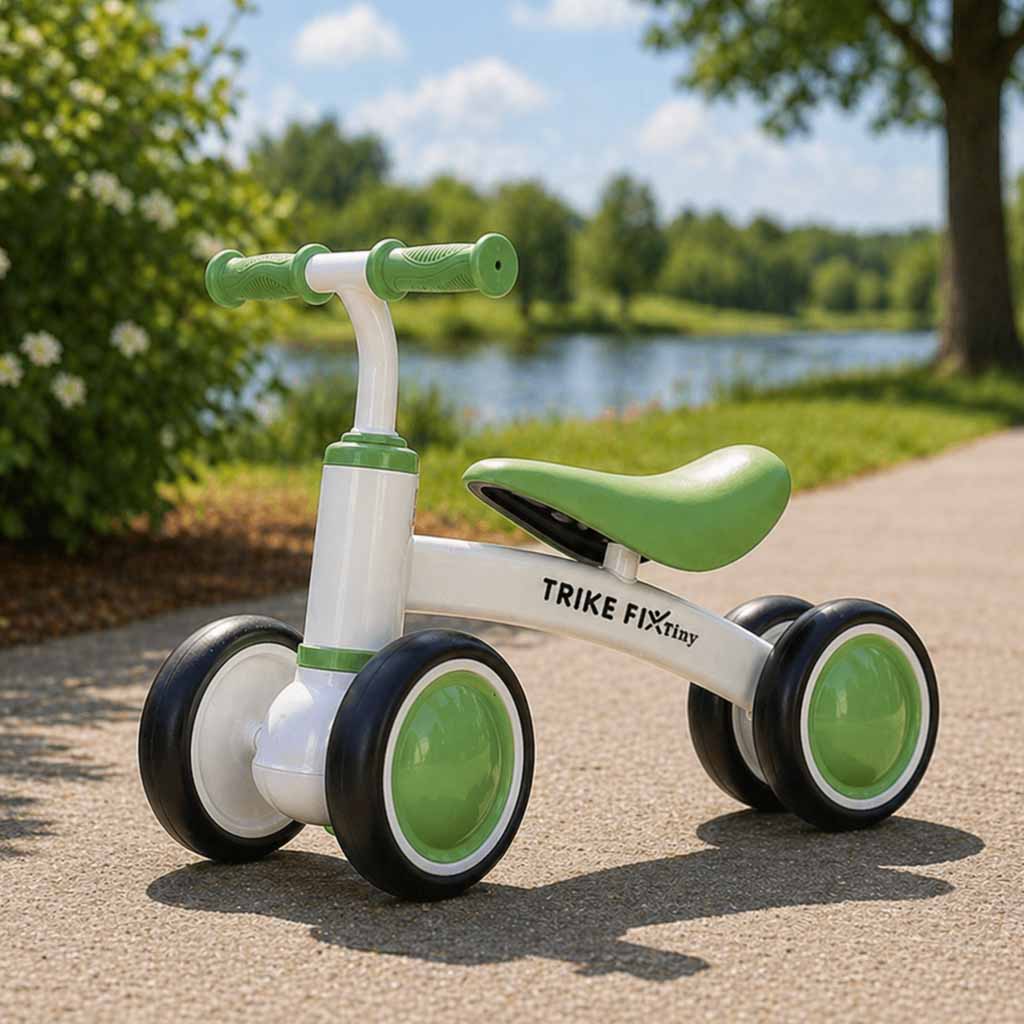 Balansinis dviratukas Trike Fix Tiny V2, žalias, nuo 18 mėnesių