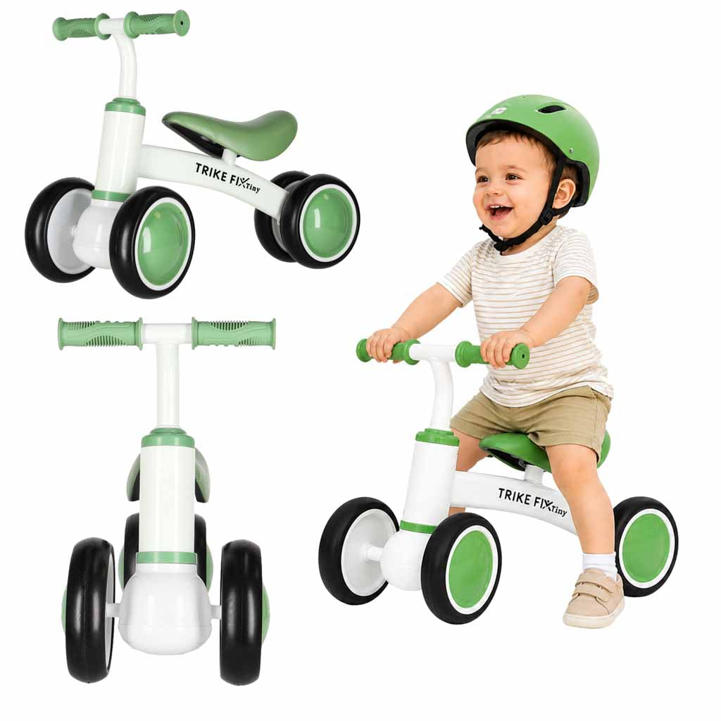 Balansinis dviratukas Trike Fix Tiny V2, žalias, nuo 18 mėnesių