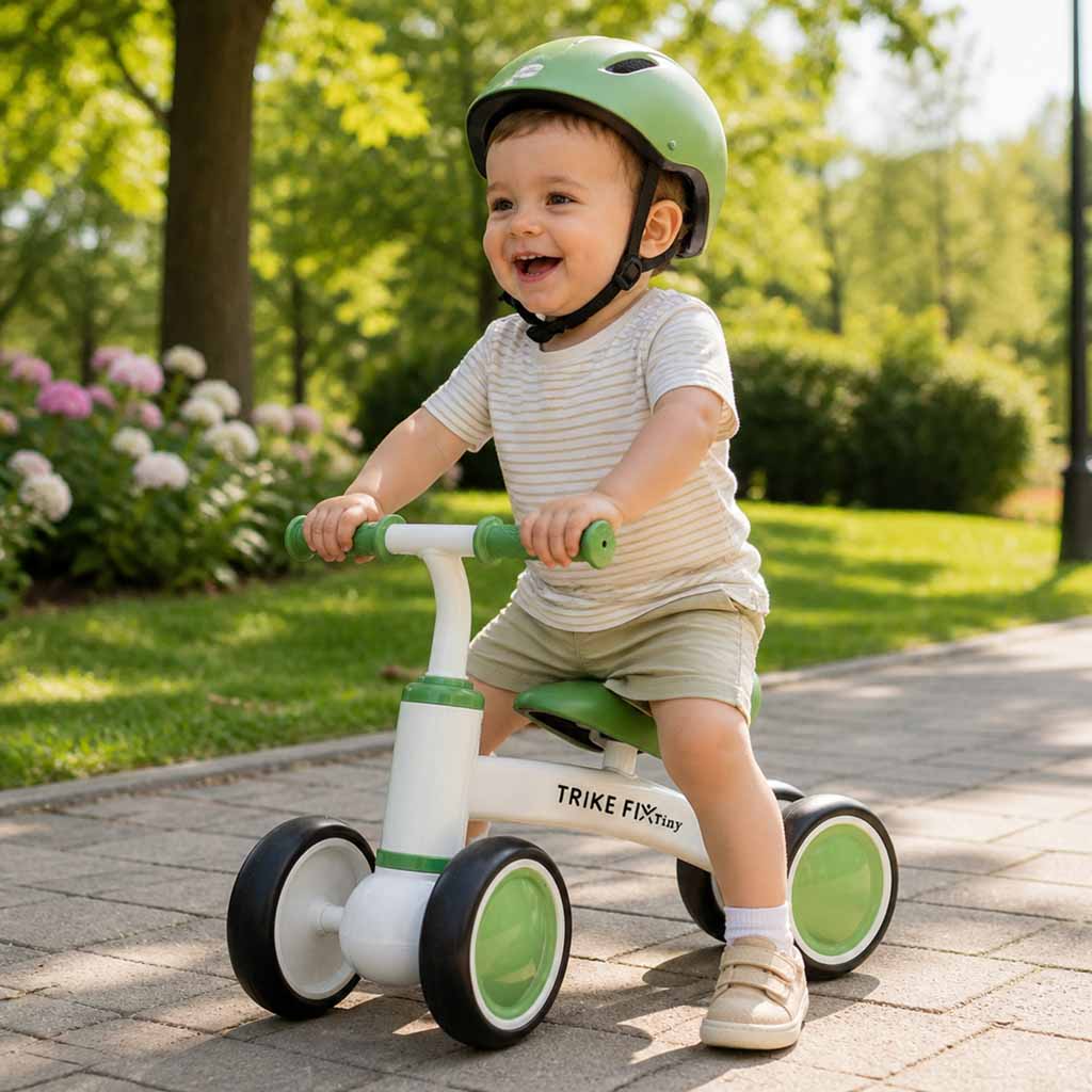 Balansinis dviratukas Trike Fix Tiny V2, žalias, nuo 18 mėnesių