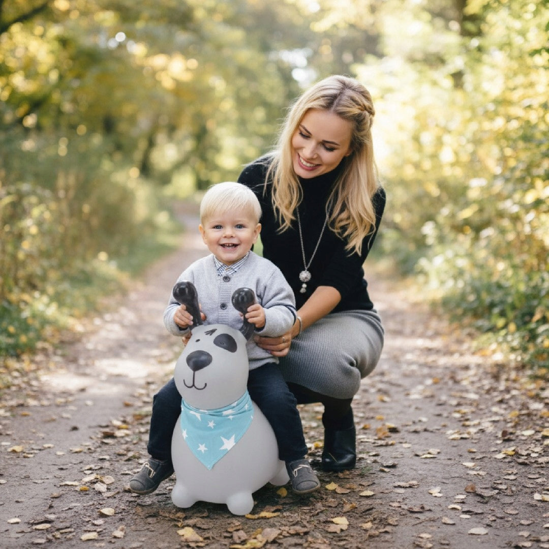 Guminis šokliukas vaikams nuo metų, tinka berniukams ir mergaitėms – vaizdas 6