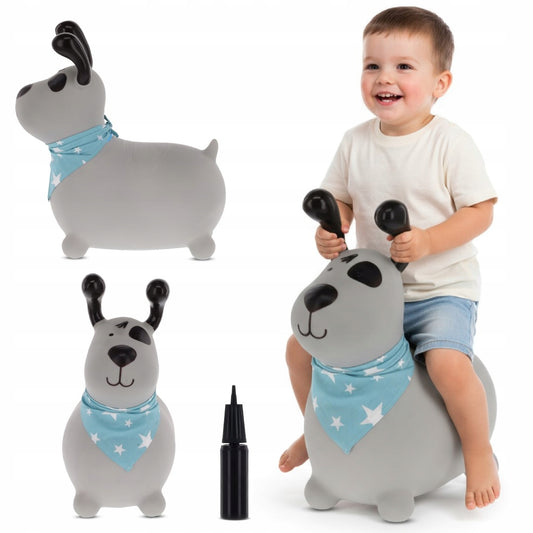 Guminis šokliukas vaikams nuo metų REKSIO, pilkas – pagrindinis vaizdas