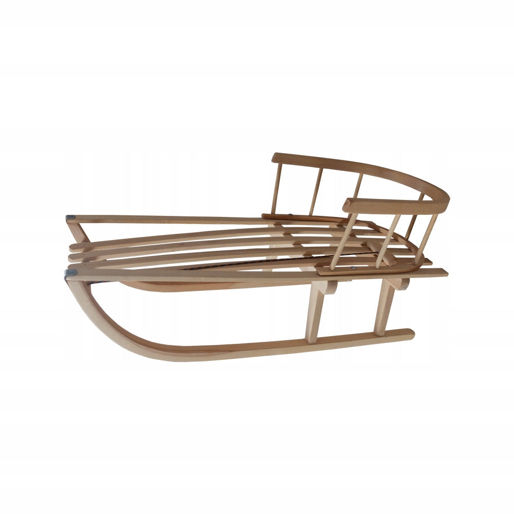 Medinės rogutės su nugara – vaizdas 3