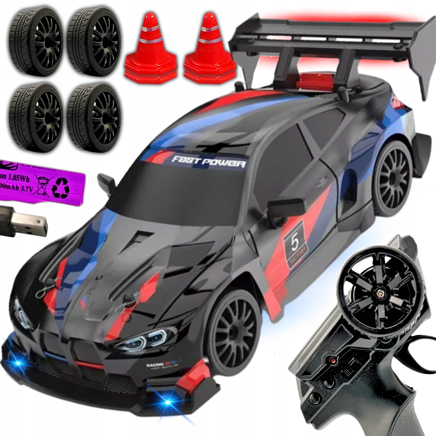 Radijo bangom valdoma RC drift mašina - pagrindinis vaizdas