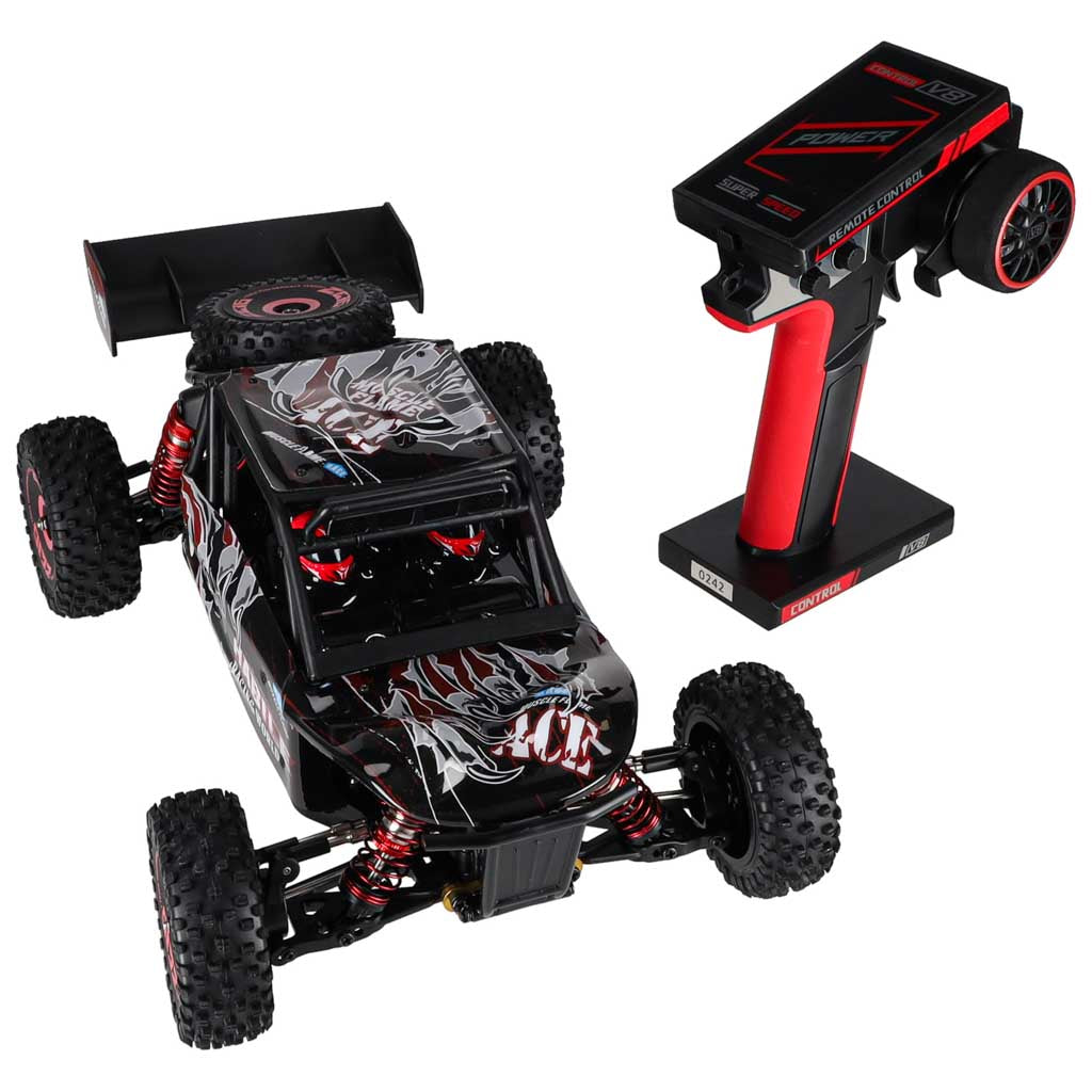 Radijo bangomis valdomas visureigis WLToys 124016, 1:12, 75 km/h, be šepetėlių