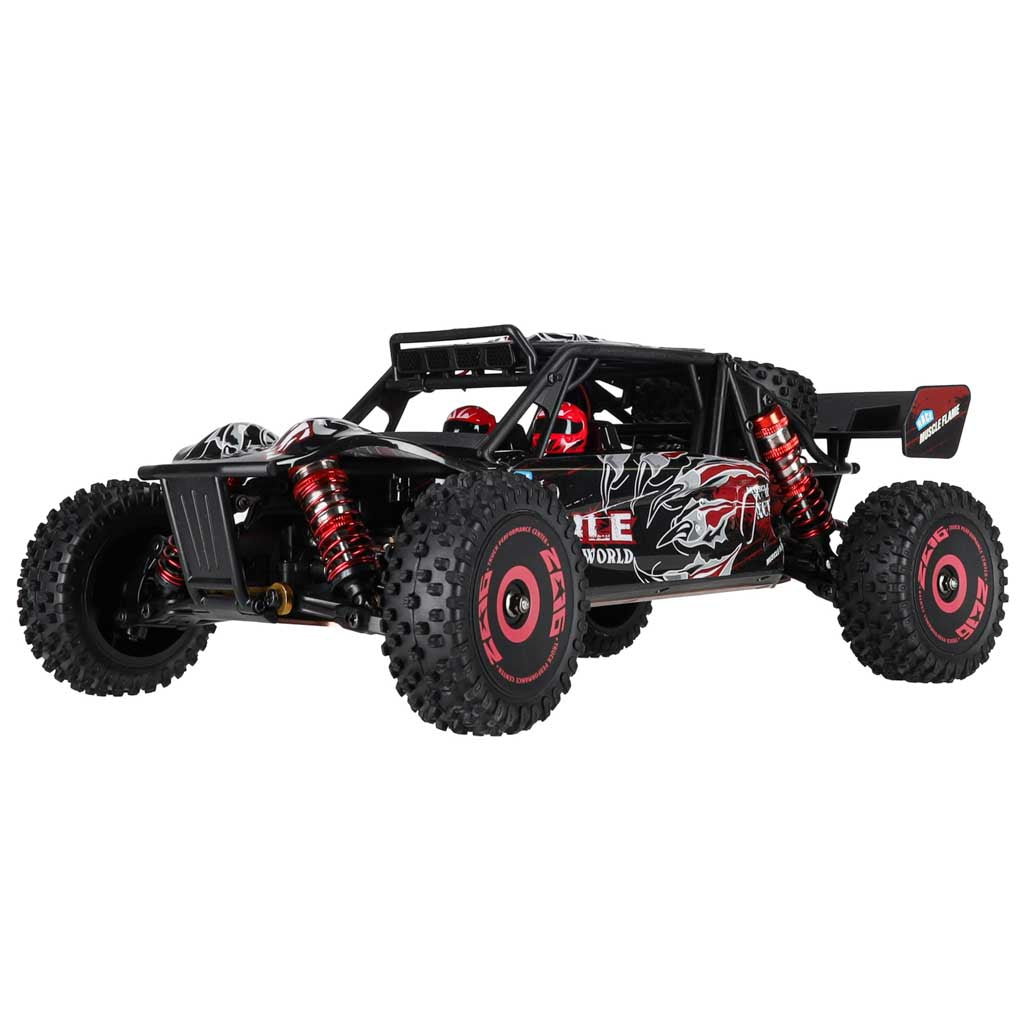 Radijo bangomis valdomas visureigis WLToys 124016, 1:12, 75 km/h, be šepetėlių