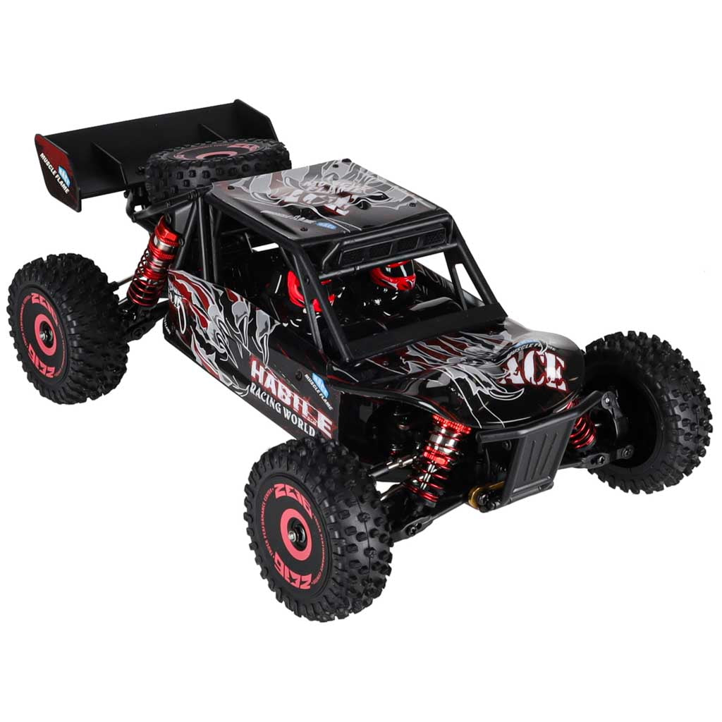 Radijo bangomis valdomas visureigis WLToys 124016, 1:12, 75 km/h, be šepetėlių